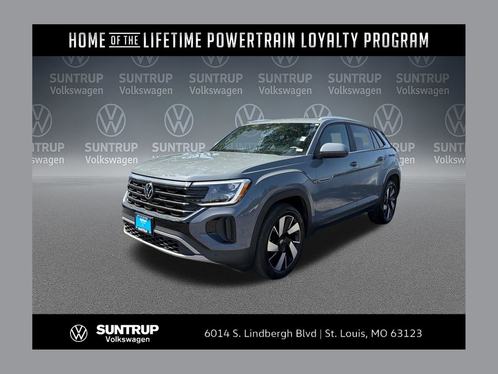 Platinum Gray Metallic 2024 Volkswagen Atlas Cross Sport SUV / Crossover All-Wheel Drive 8-Speed Automatic