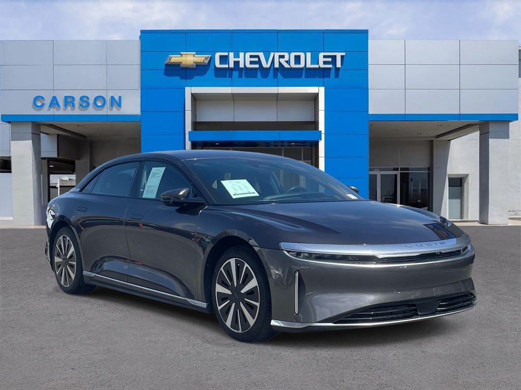 Quantum Gray Metallic 2024 Lucid Air Sedan Rear-Wheel Drive 1-Speed Automatic