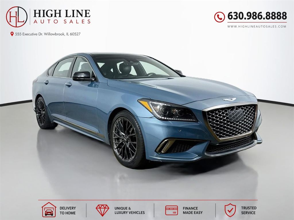 Ice 2018 Genesis G80 Sedan Rear-Wheel Drive 8-Speed Automatic