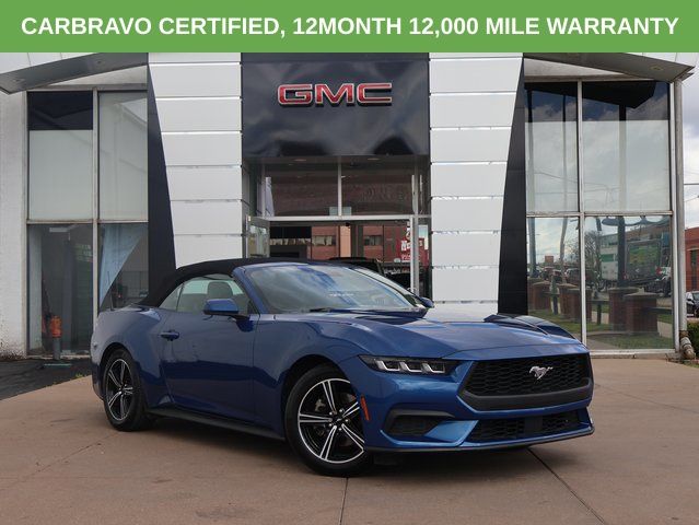 Blue Ember Metallic 2024 Ford Mustang EcoBoost Premium Convertible RWD Convertible Rear-Wheel Drive Automatic