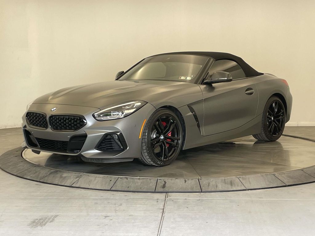 Frozen Gray II Metallic 2021 BMW Z4 M40i RWD Convertible Rear-Wheel Drive 8-Speed Automatic