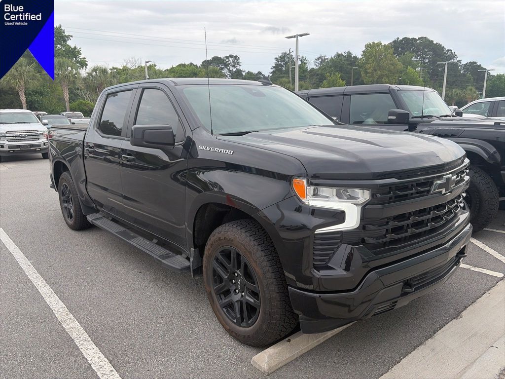 Black 2024 Chevrolet Silverado 1500 RST Crew Cab 4WD Pickup Truck Four-Wheel Drive Automatic