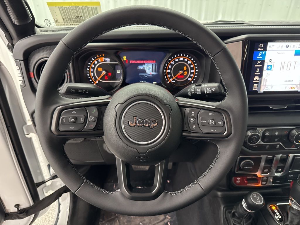 2025 Jeep Wrangler Rubicon White at Martin Chrysler Dodge Jeep Ram