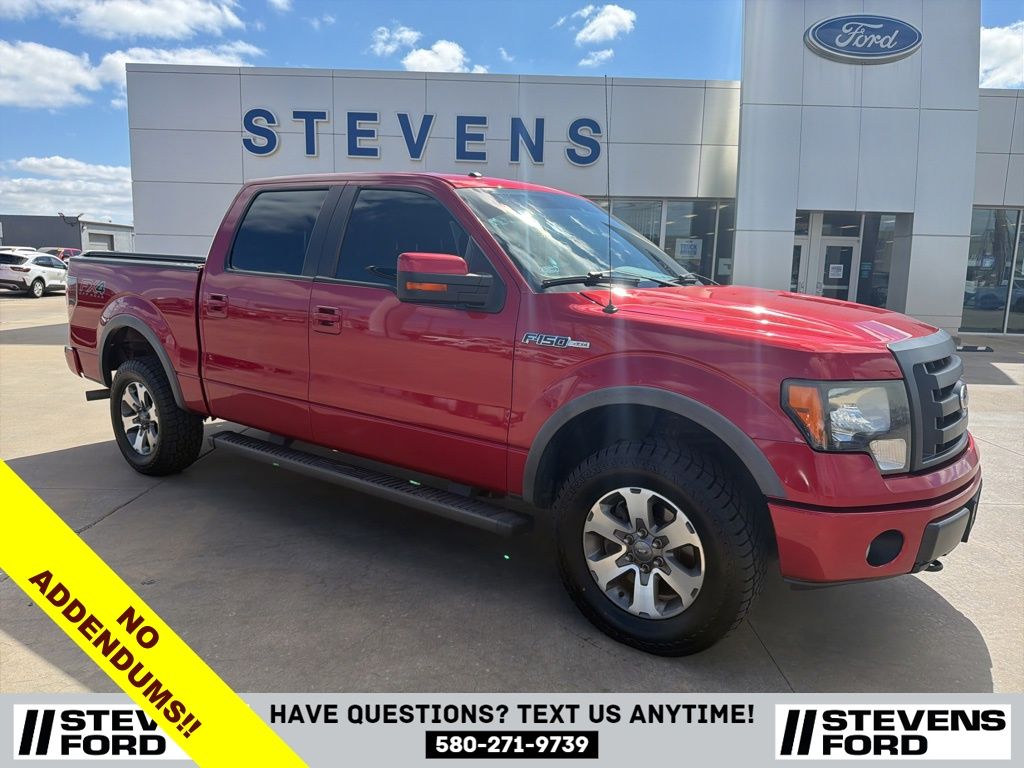 Red Candy Metallic Tinted Clearcoat 2012 Ford F-150 FX4 SuperCrew 4WD Pickup Truck Four-Wheel Drive 6-Speed Automatic