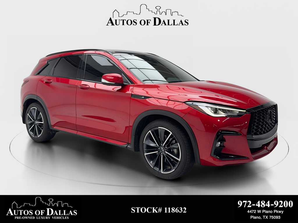 Dynamic Sunstone Red 2023 INFINITI QX50 Sport FWD SUV / Crossover Front-Wheel Drive Continuously Variable Transmission