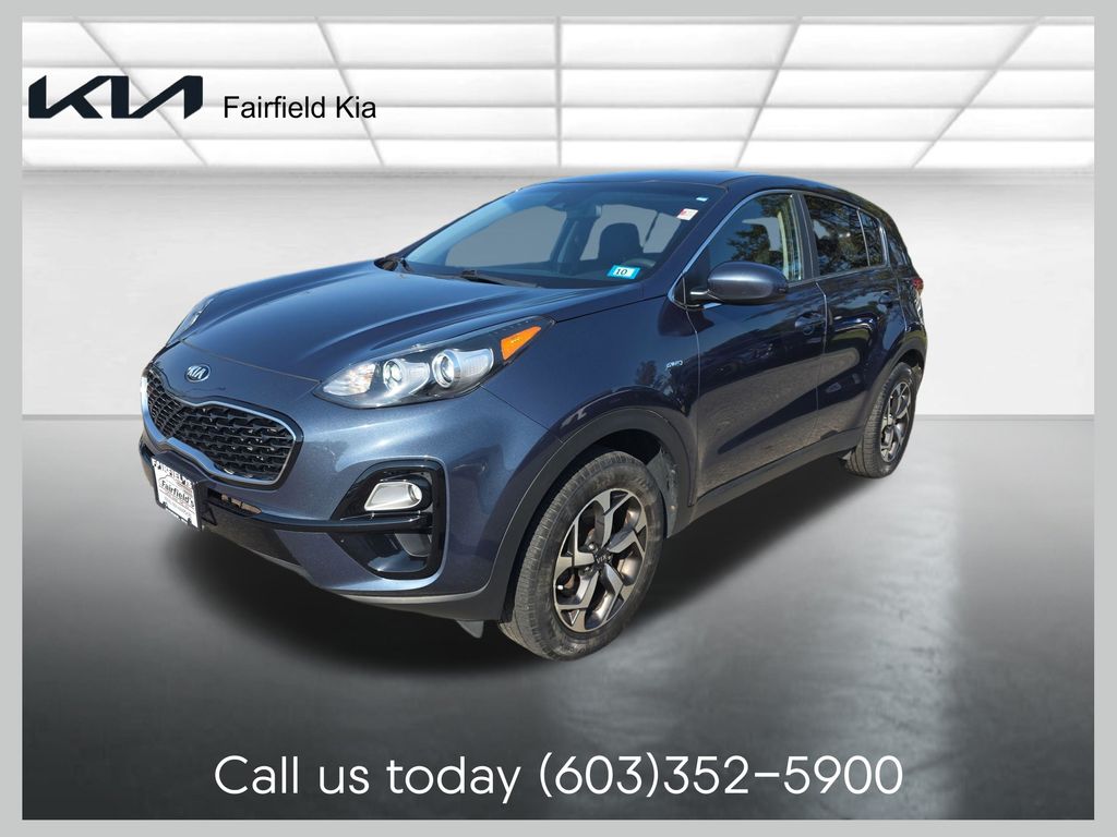 Pacific Blue 2020 Kia Sportage SUV / Crossover All-Wheel Drive 6-Speed Automatic Overdrive