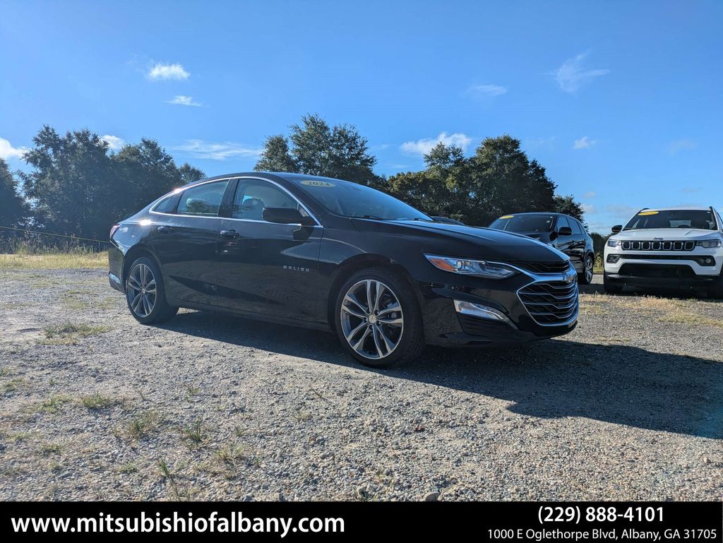 Black Metallic 2024 Chevrolet Malibu Sedan Front-Wheel Drive Continuously Variable Transmission