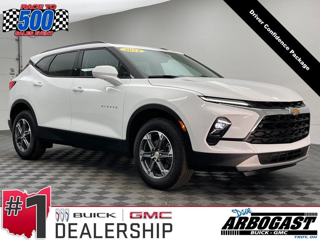 Summit White 2024 Chevrolet Blazer 2LT FWD SUV / Crossover Front-Wheel Drive 9-Speed Automatic Overdrive