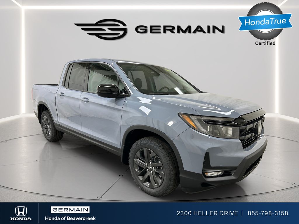 Sonic Gray Pearl 2026 Honda Ridgeline Pickup Truck All-Wheel Drive 9-Speed Automatic