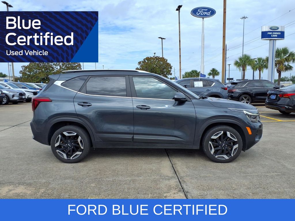 2024 Kia Seltos SX Gray at Joe Myers Mazda Kia