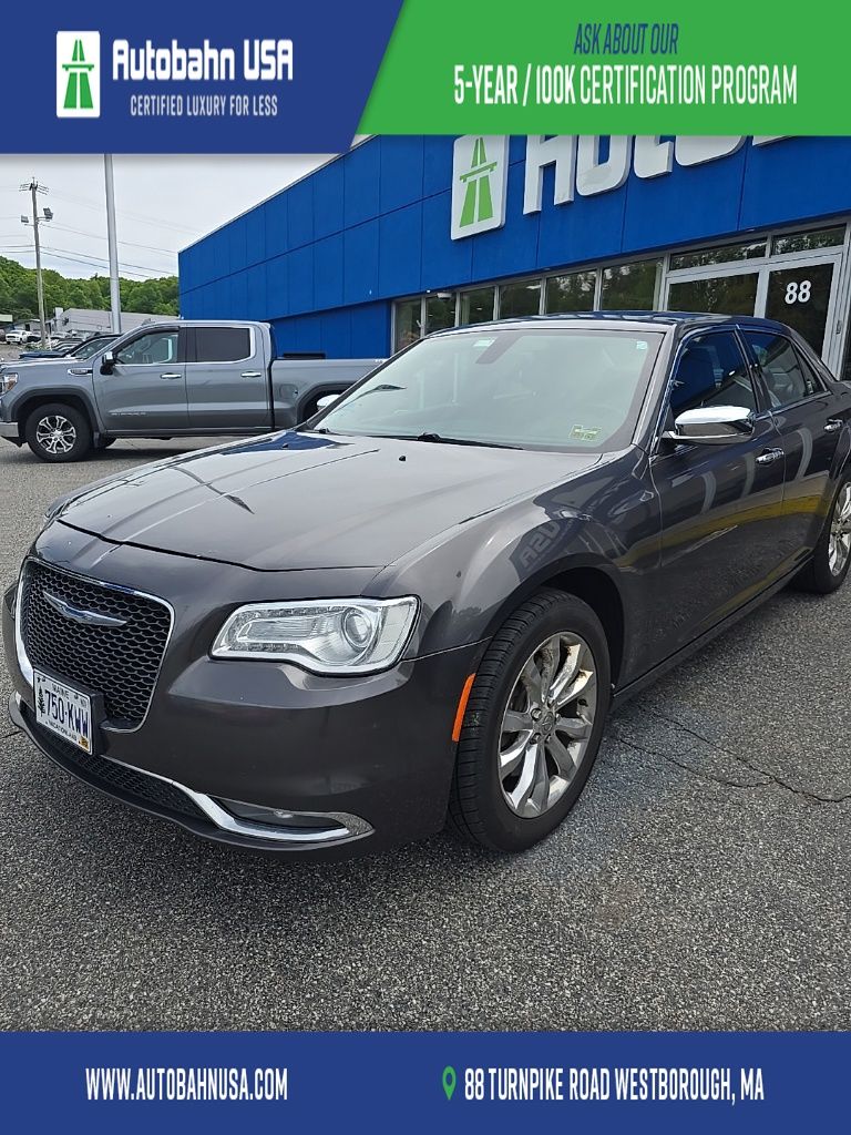 Gray (Granite Crystal Metallic Clearcoat) 2016 Chrysler 300 C AWD Sedan All-Wheel Drive 8-Speed Automatic