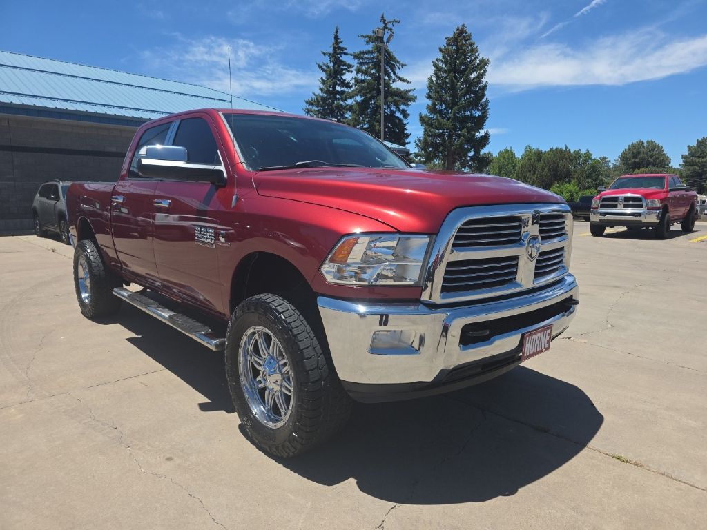Deep Cherry Red Crystal Pearlcoat 2014 RAM 2500 Big Horn Crew Cab 4WD Pickup Truck Four-Wheel Drive 6-Speed Automatic