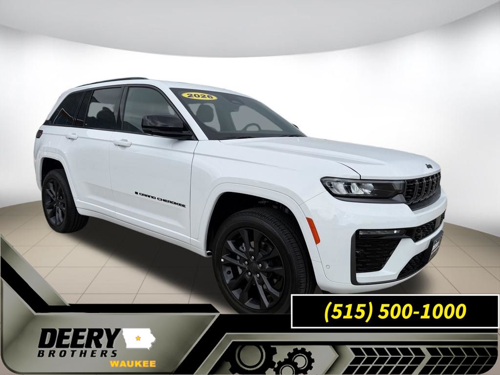 Bright White Clearcoat 2026 Jeep Grand Cherokee SUV / Crossover Four-Wheel Drive 8-Speed Automatic