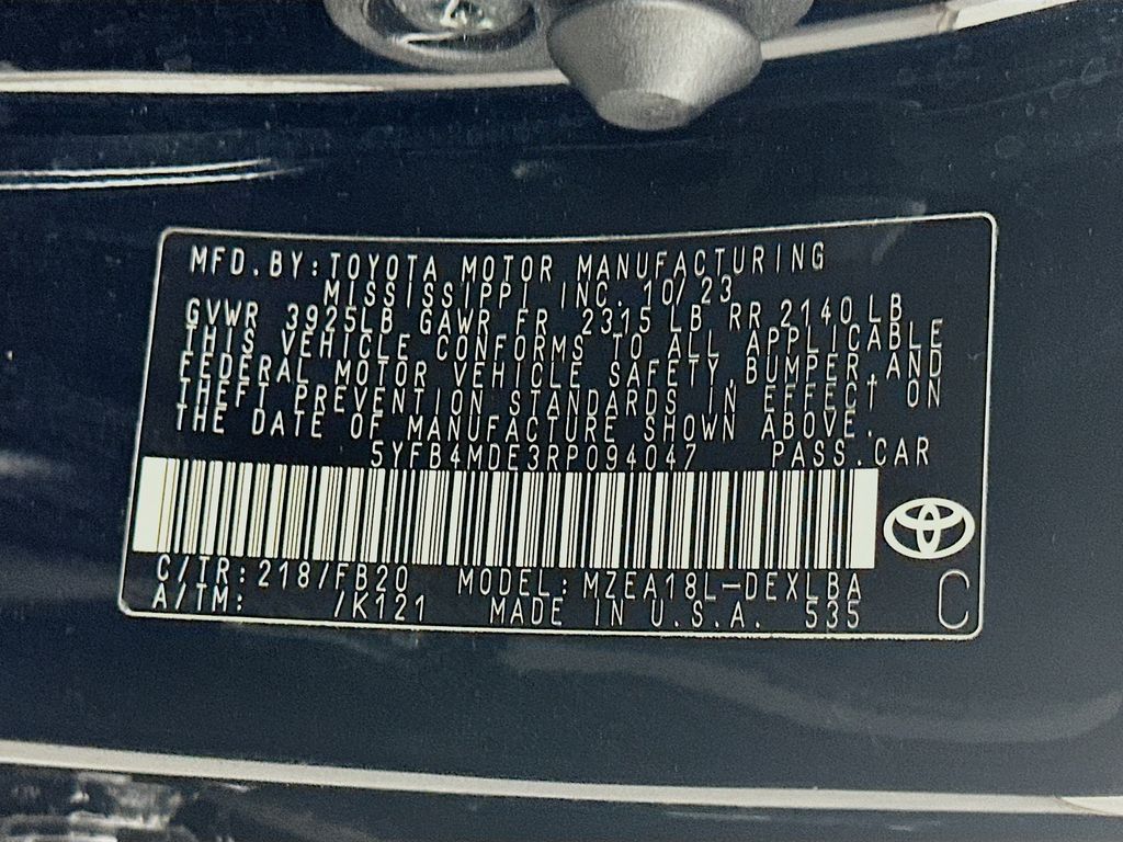 2024 Toyota Corolla LE 30