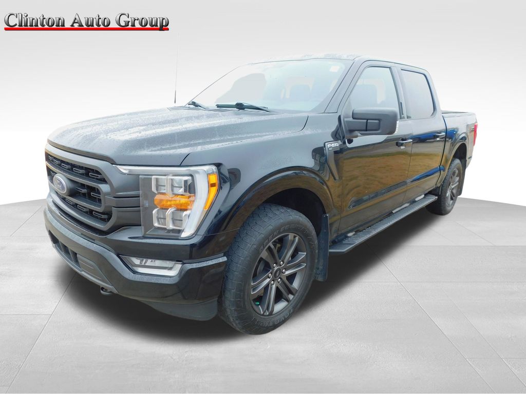 Black Metallic 2022 Ford F-150 Pickup Truck Four-Wheel Drive Automatic