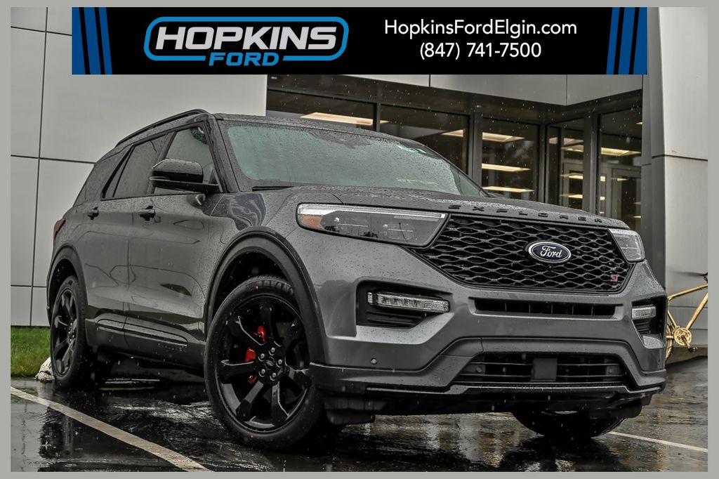Gray Metallic 2023 Ford Explorer ST AWD SUV / Crossover All-Wheel Drive Automatic