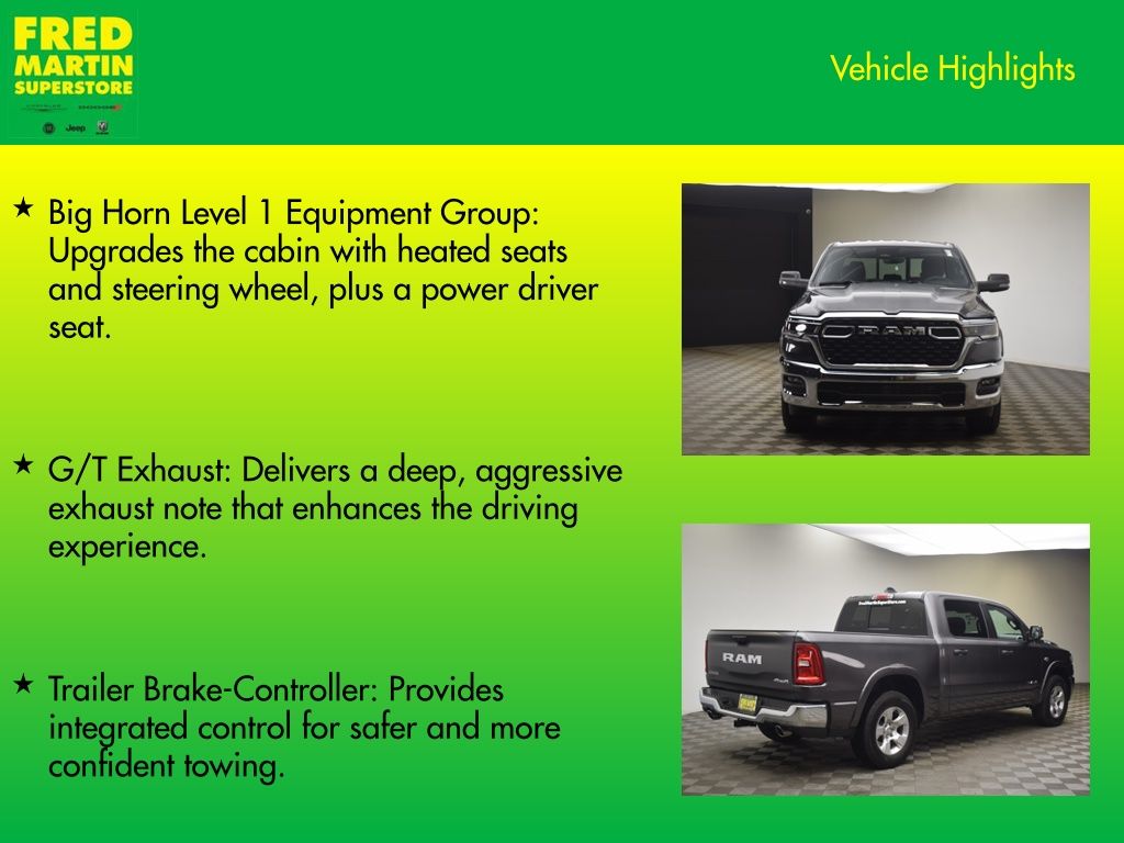 new 2026 Ram 1500 car, priced at $46,929