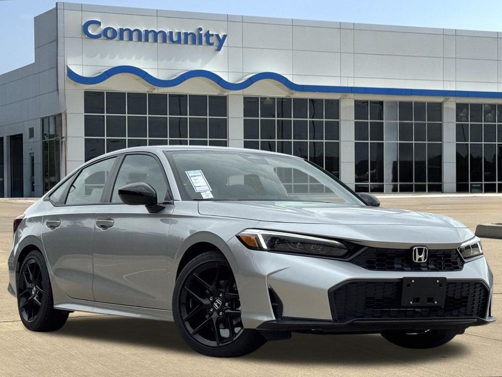 2026 Honda Civic Sport Silver at Emmons Autoplex
