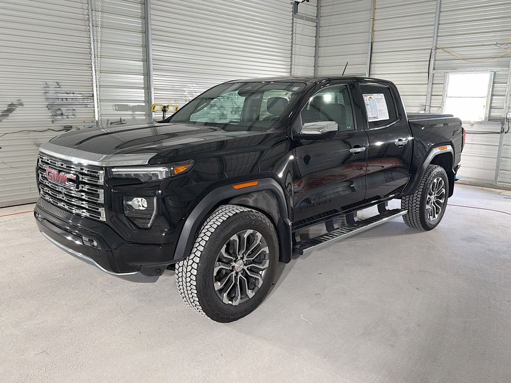Onyx Black 2023 GMC Canyon Denali Crew Cab 4WD Pickup Truck Four-Wheel Drive 8-Speed Automatic