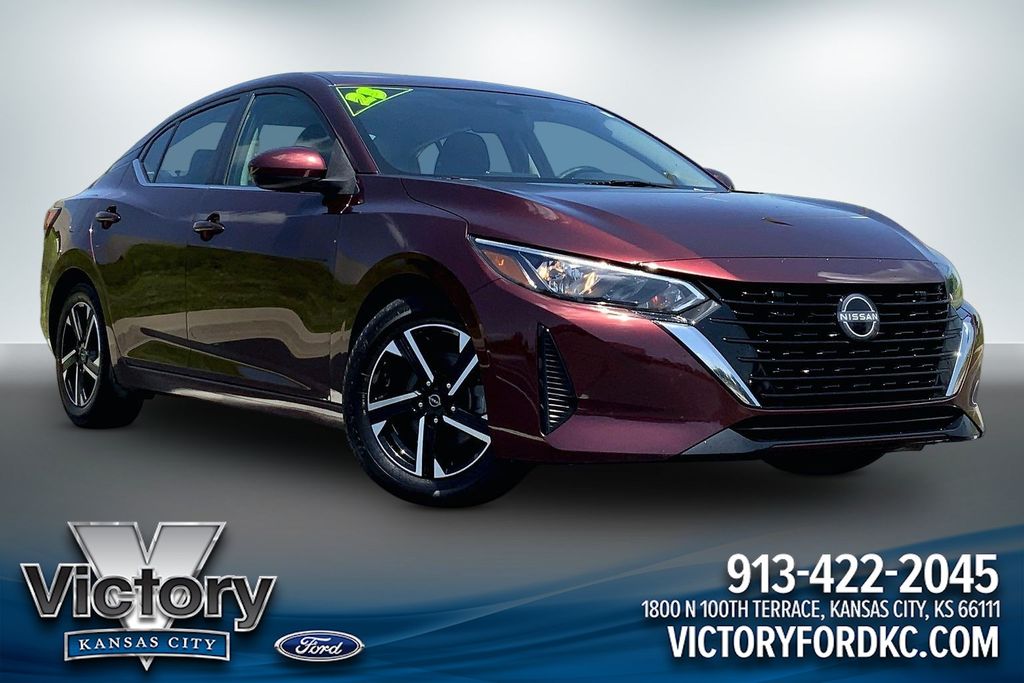 Rosewood Metallic 2025 Nissan Sentra Sedan Front-Wheel Drive Continuously Variable Transmission
