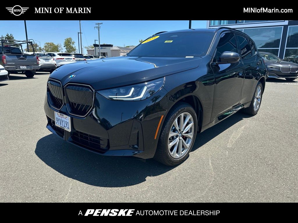 Black Sapphire Metallic 2025 BMW X3 30 xDrive SUV / Crossover All-Wheel Drive 8-Speed Automatic