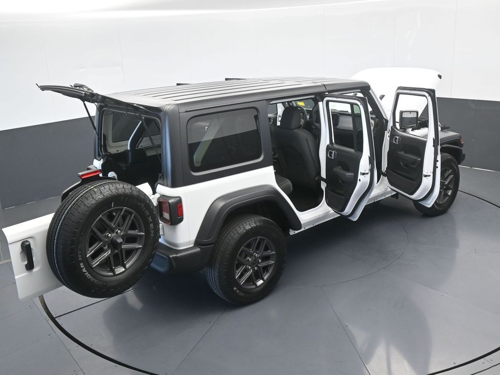 Used 2024 Bright White Clearcoat Jeep Sport S image 61