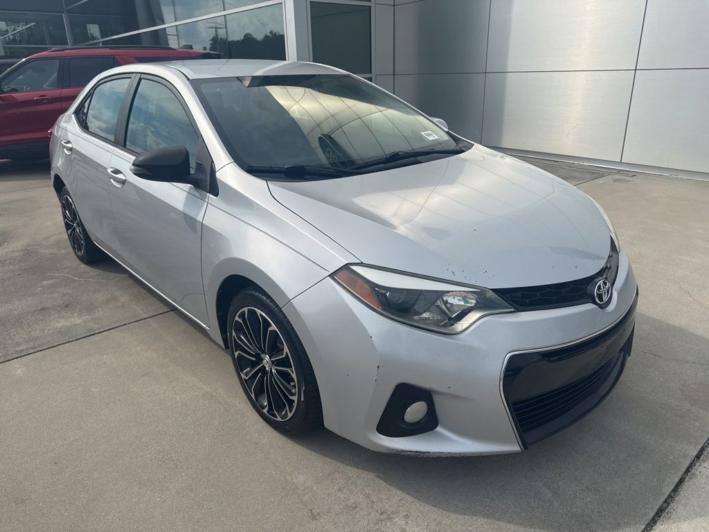 Classic Silver Metallic 2014 Toyota Corolla S Plus Sedan Front-Wheel Drive Continuously Variable Transmission
