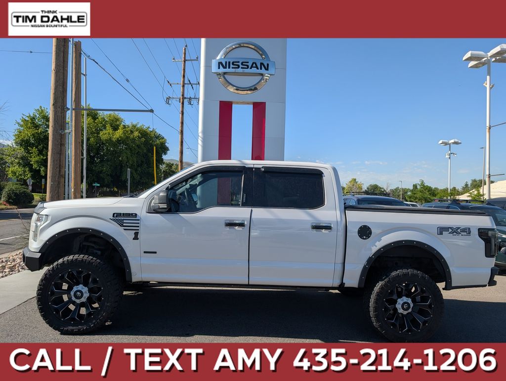 White 2015 Ford F-150 Pickup Truck Four-Wheel Drive 6-Speed Automatic