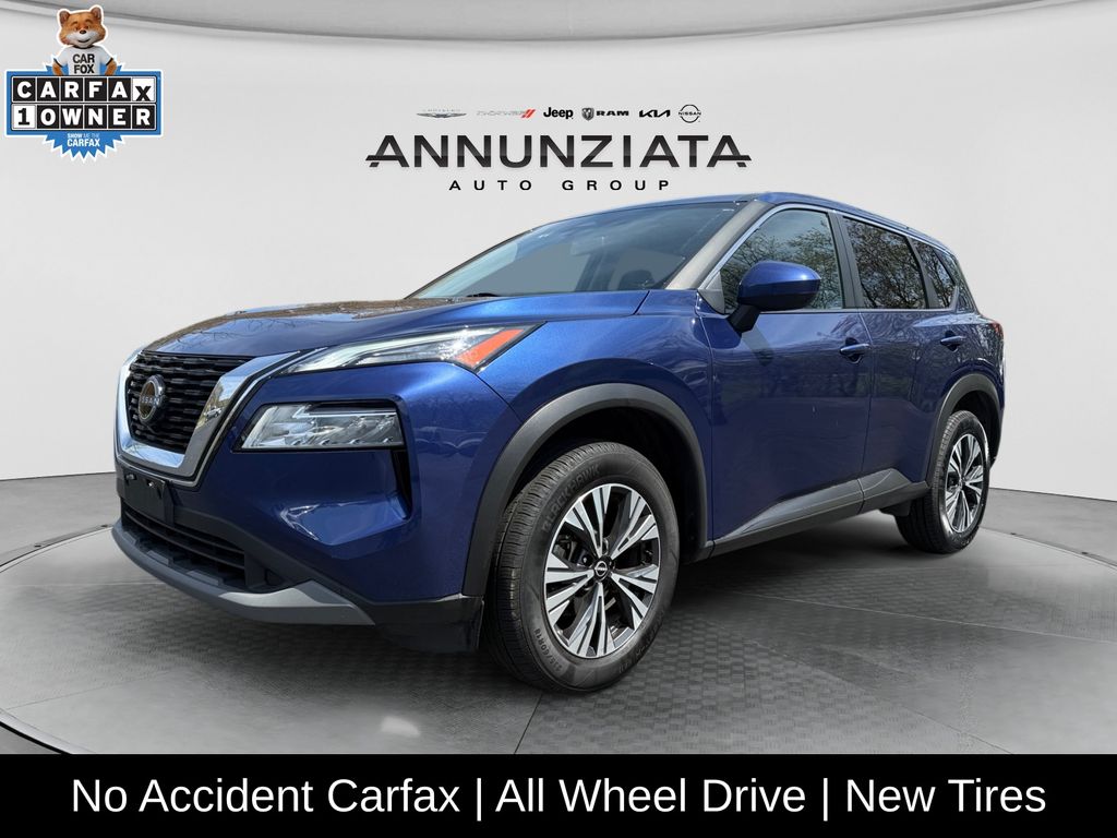 Caspian Blue Metallic 2023 Nissan Rogue SUV / Crossover All-Wheel Drive Continuously Variable Transmission