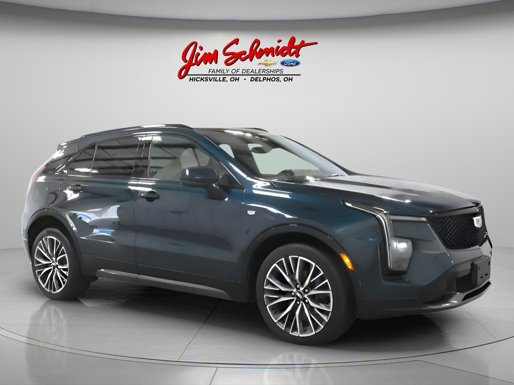 Emerald Lake Metallic 2024 Cadillac XT4 SUV / Crossover Four-Wheel Drive 9-Speed Automatic