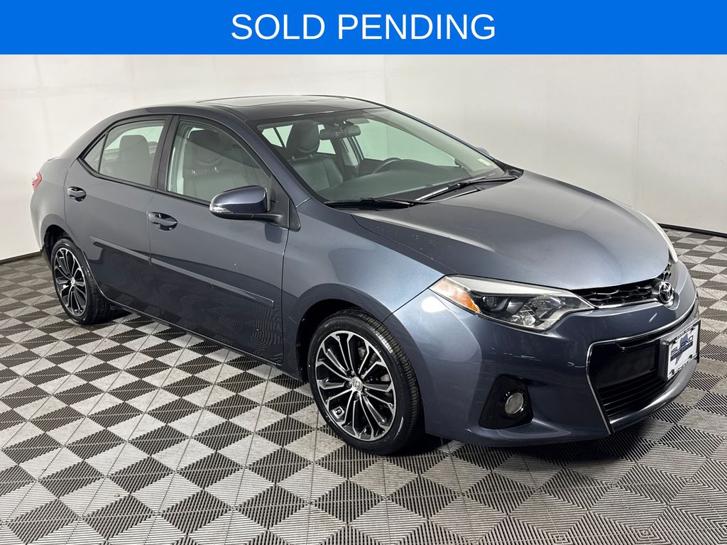 Blue Crush Metallic 2016 Toyota Corolla S Plus Sedan Front-Wheel Drive Continuously Variable Transmission
