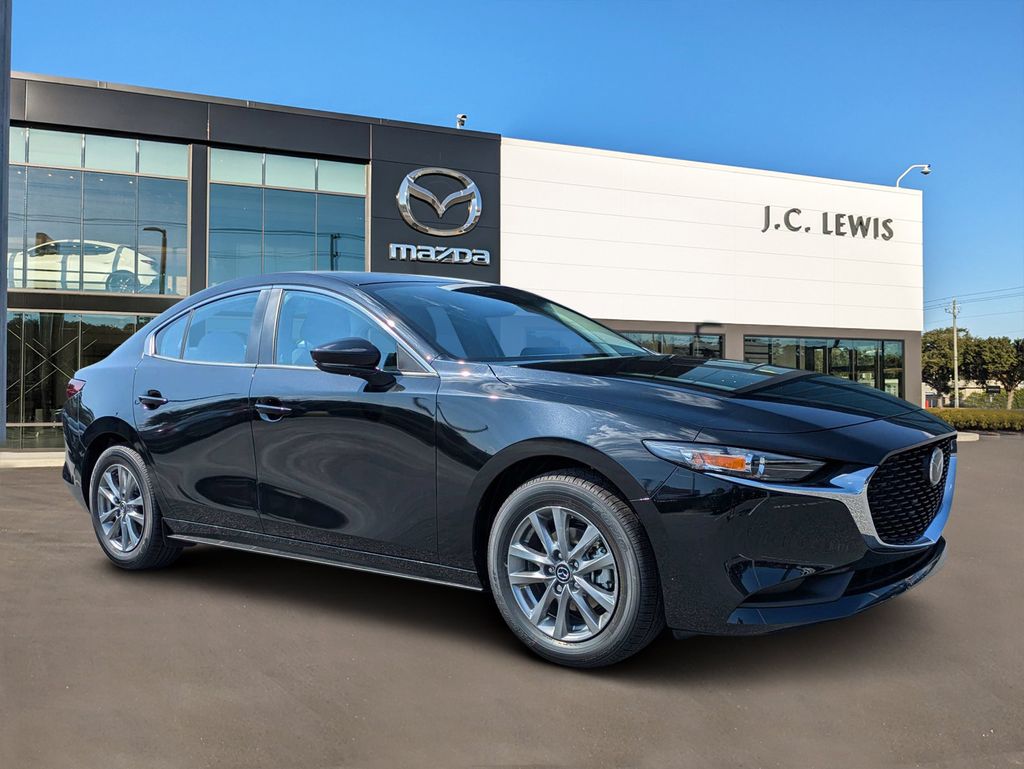 Jet Black Mica 2026 Mazda MAZDA3 Sedan Front-Wheel Drive 6-Speed Automatic