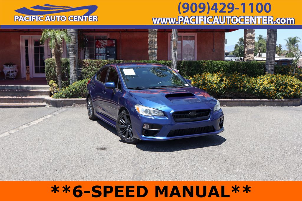 Galaxy Blue Silica 2015 Subaru WRX Sedan Sedan All-Wheel Drive 6-Speed Manual