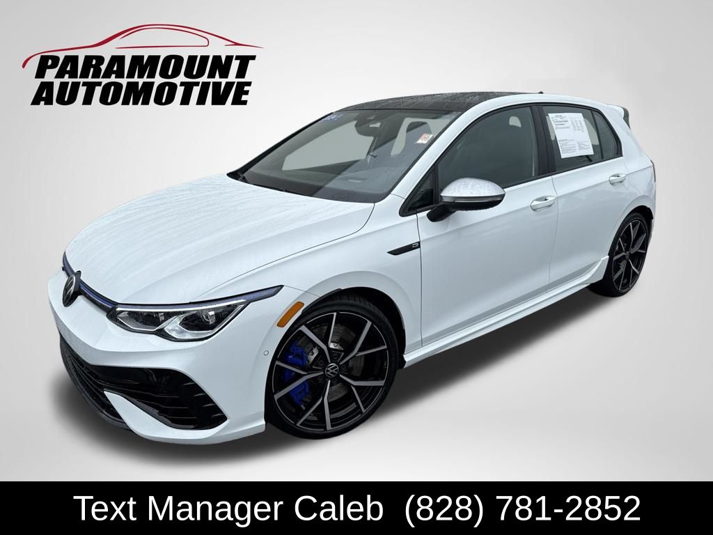 White 2024 Volkswagen Golf R Hatchback All-Wheel Drive 7-Speed Dual Clutch