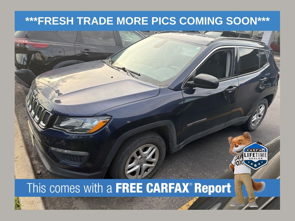 Jazz Blue Pearlcoat 2019 Jeep Compass SUV / Crossover Front-Wheel Drive 6-Speed Automatic