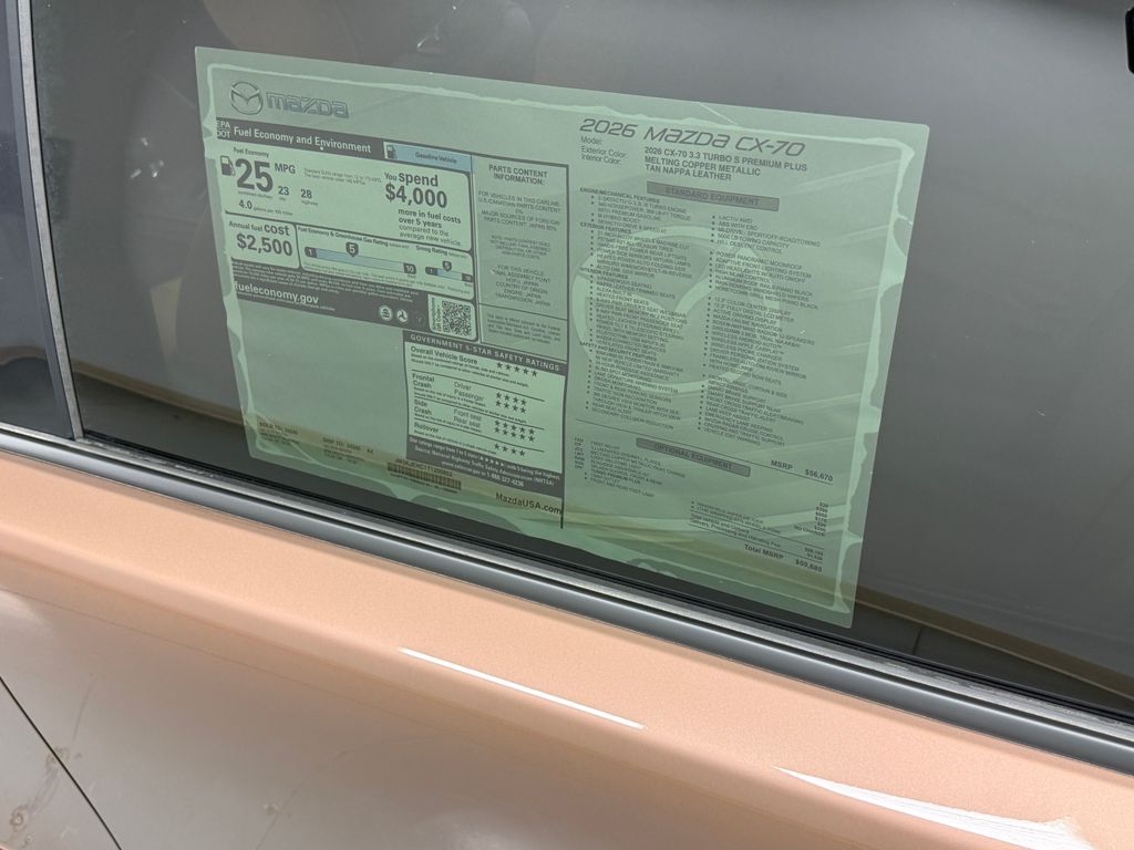 New 2026 Brown Mazda 3.3 Turbo S Premium Plus image 17