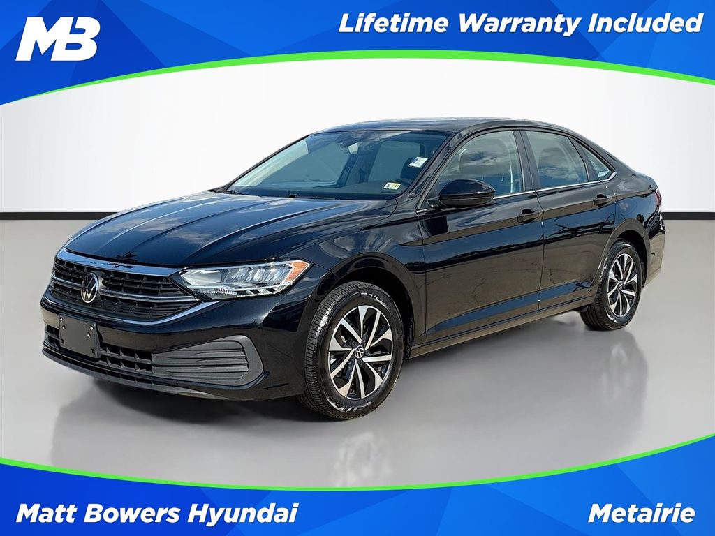 Platinum Gray Metallic 2024 Volkswagen Jetta Sedan Front-Wheel Drive 8-Speed Automatic