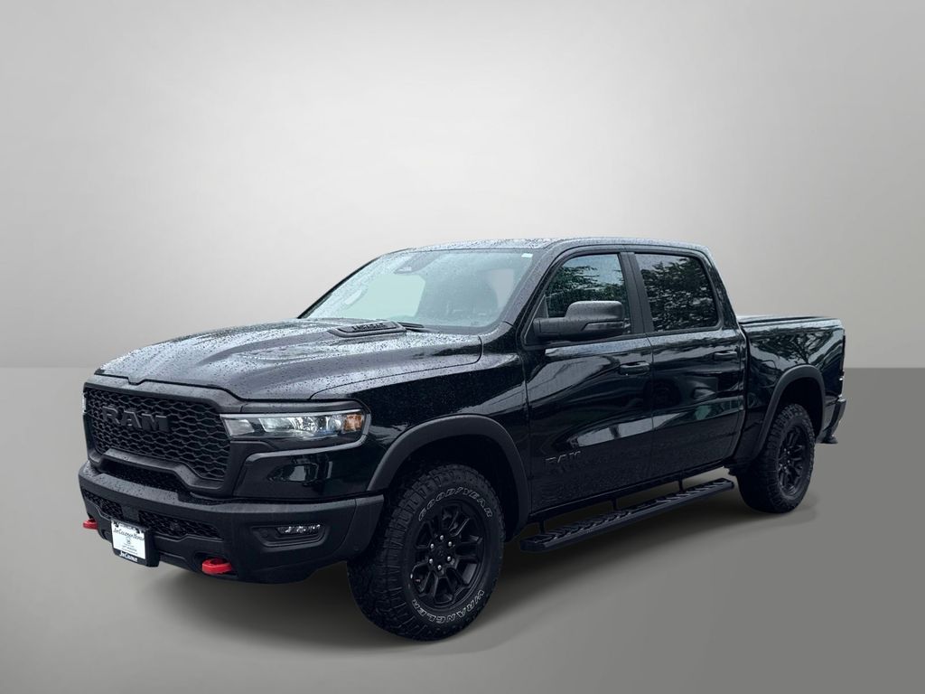 Diamond Black 2026 RAM 1500 Rebel Crew Cab 4WD Pickup Truck Four-Wheel Drive 8-Speed Automatic