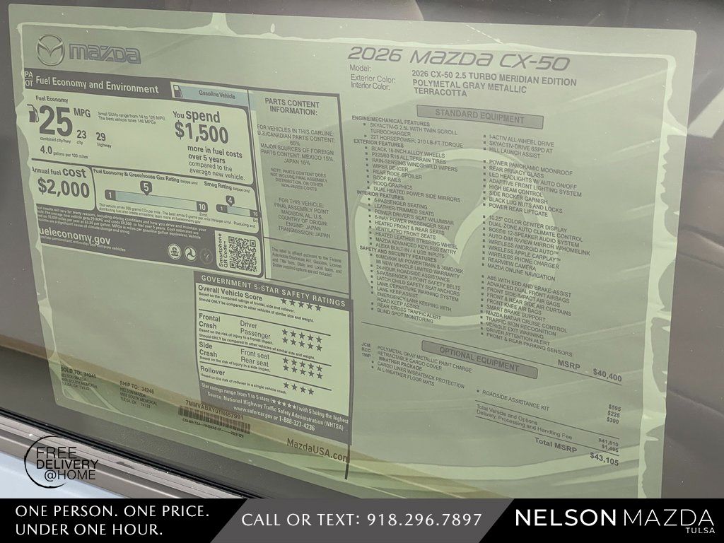 2026 Mazda CX-50 Meridian Edition - Photo 17