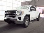 Summit White 2021 GMC Sierra 1500 SLE Crew Cab 4WD Pickup Truck Four-Wheel Drive Automatic