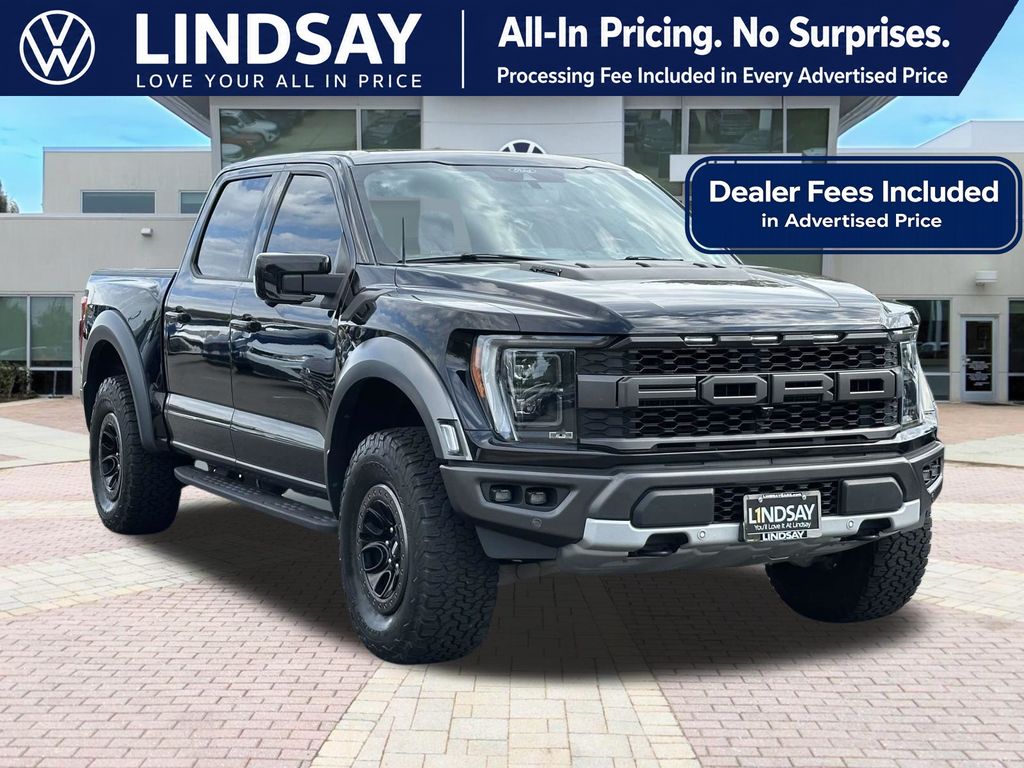 Agate Black Metallic 2021 Ford F-150 Raptor SuperCrew 4WD Pickup Truck Four-Wheel Drive Automatic