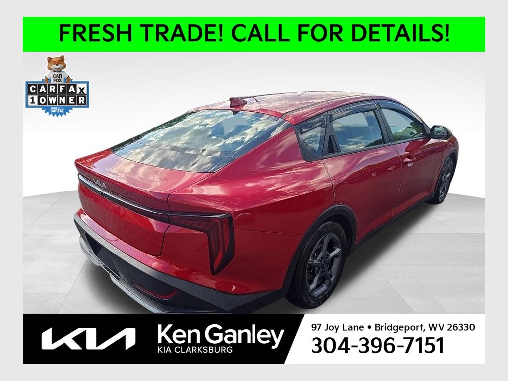 Currant Red 2025 Kia K4 LXS FWD Sedan Front-Wheel Drive Continuously Variable Transmission