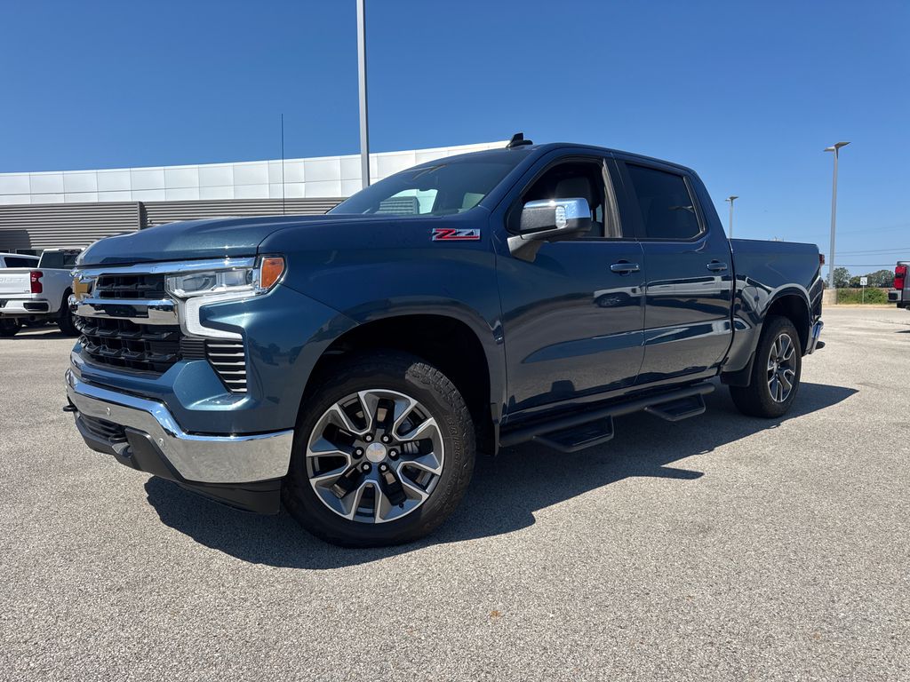 Lakeshore Blue 2024 Chevrolet Silverado 1500 Pickup Truck Four-Wheel Drive Automatic