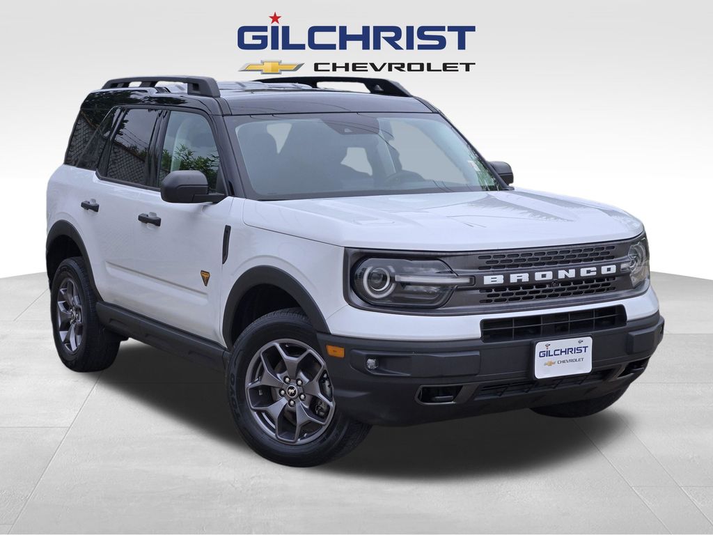 Oxford White 2022 Ford Bronco Sport SUV / Crossover All-Wheel Drive 8-Speed Automatic