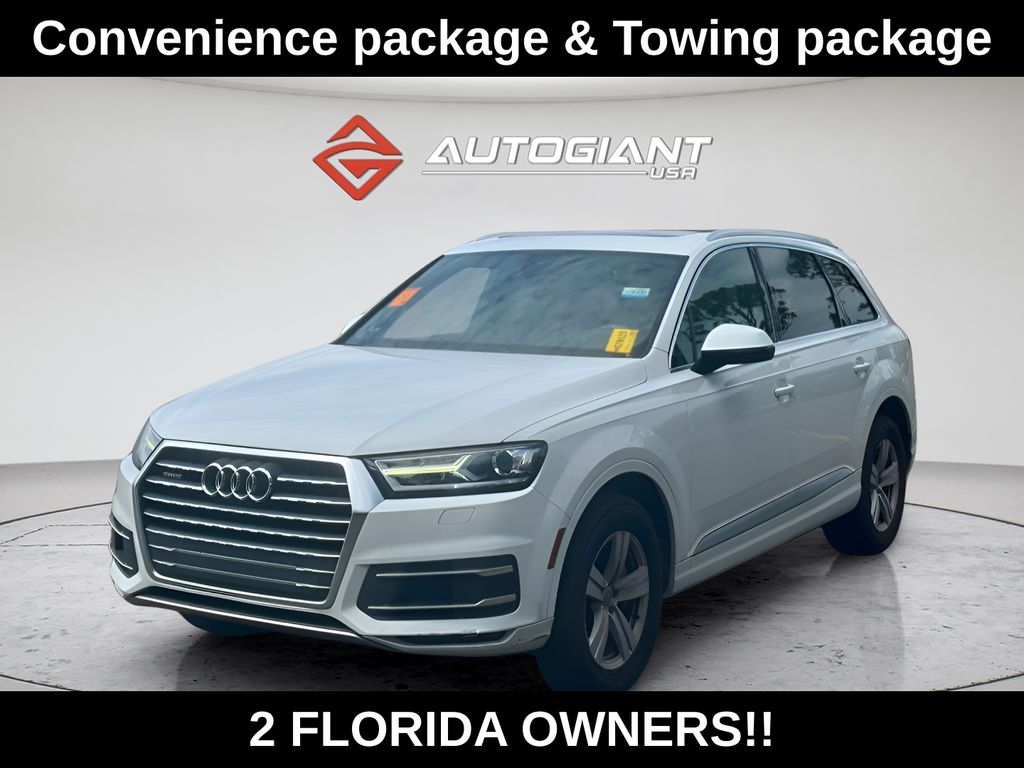 Carrara White 2019 Audi Q7 SUV / Crossover All-Wheel Drive 8-Speed Automatic