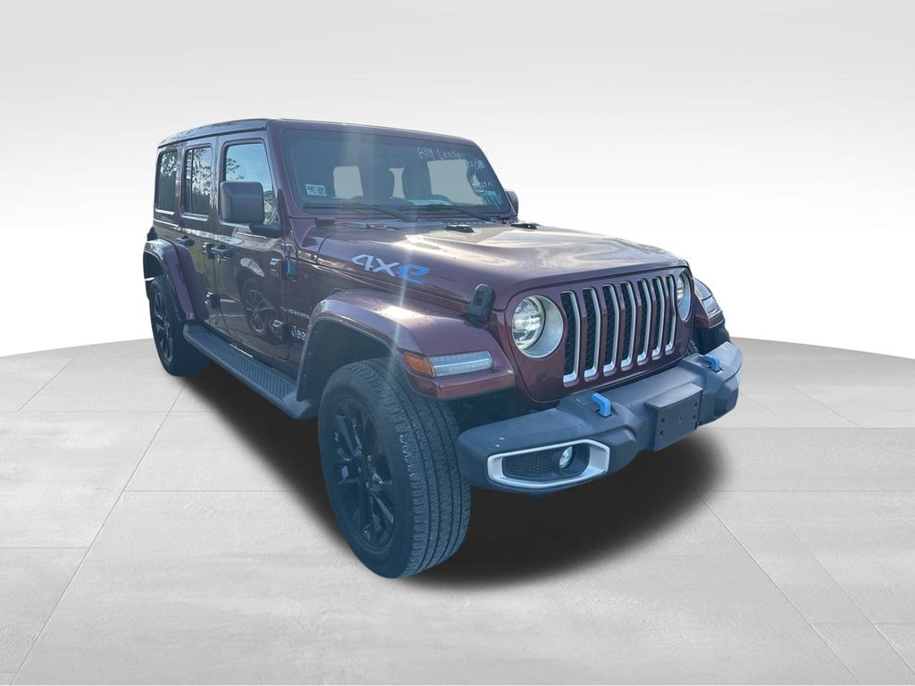 2021 Snazzberry Pearlcoat Jeep Wrangler Unlimited Sahara 4xe 4X4 SUV