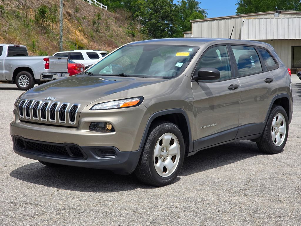 2017 Light Brownstone Pearlcoat Jeep Cherokee Sport 4X4 SUV
