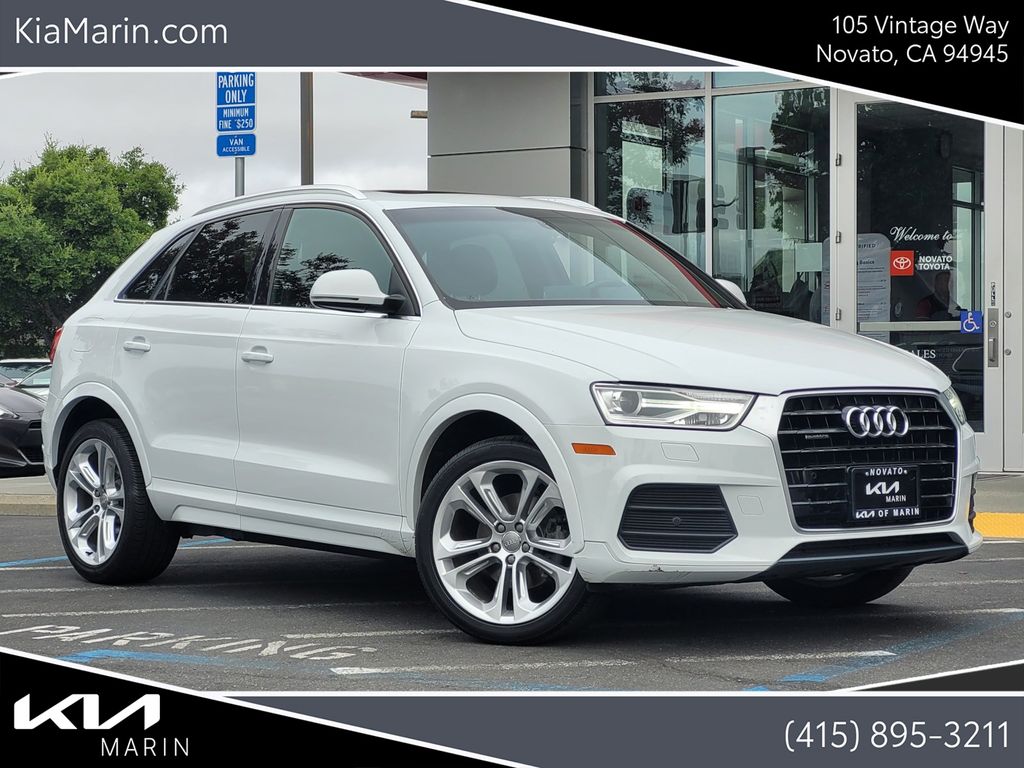 Glacier White Metallic 2017 Audi Q3 SUV / Crossover All-Wheel Drive 6-Speed Automatic