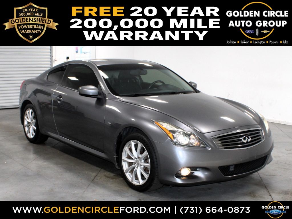 Gray (Graphite Shadow) 2015 INFINITI Q60 Coupe 7-Speed Automatic