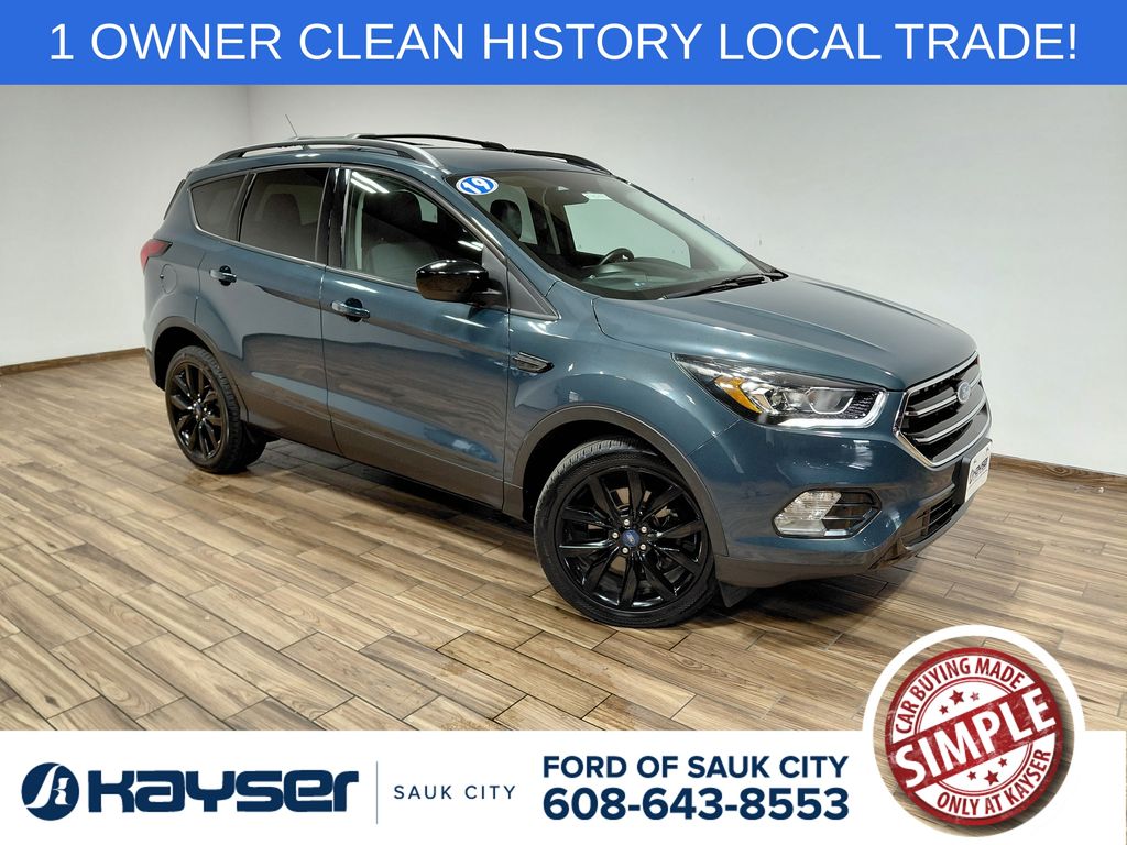 Sea Green 2019 Ford Escape SUV / Crossover All-Wheel Drive 6-Speed Automatic
